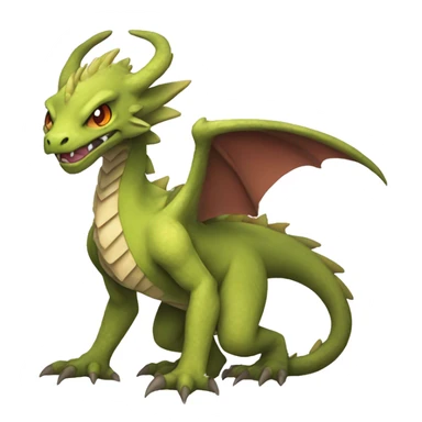 Dragon type Pokémon Fakemon creature sticker