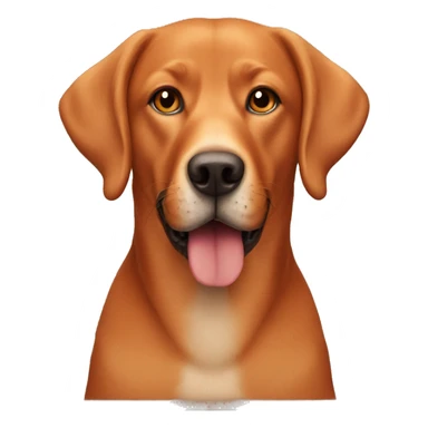 Fox red labrador sticker
