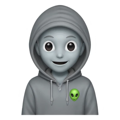 alien wear hoodie in guardian of the galaxy sticker