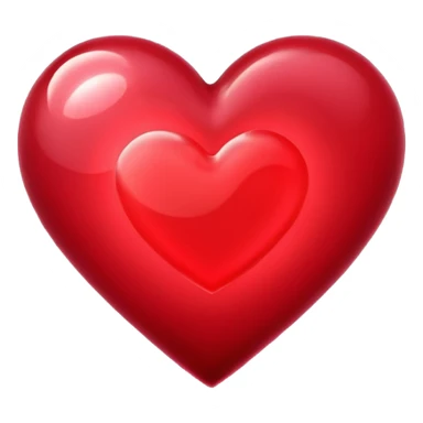 burgundy red heart shaped spell sticker