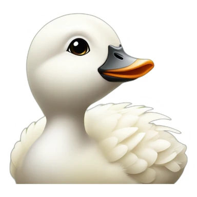 cute little baby goose sticker