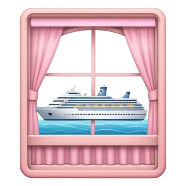 Light pink cruise window  sticker
