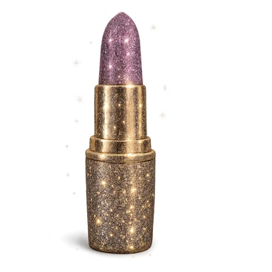 sparkly lipstick sticker