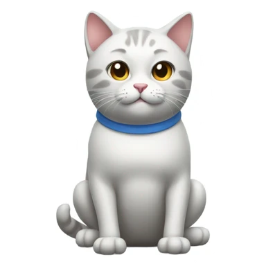 Cat in gym sticker