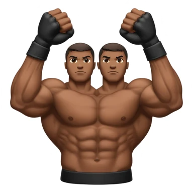Wakanda forever . Two black fists crossing in an x pattern sticker