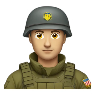 ukraine soldier sticker