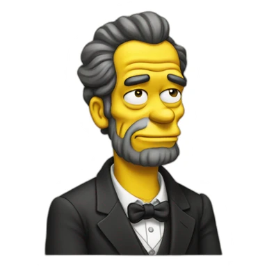 Abe Simpson sticker