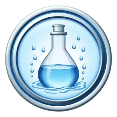 water works monopoly badge  sticker