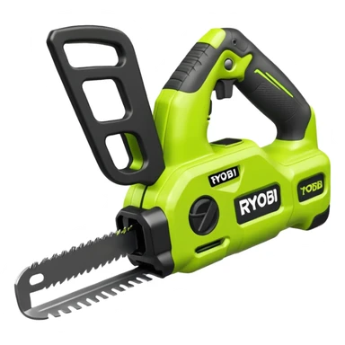 RYOBI ONE+ 18V Cordless Reciprocating saw battery emoji style sticker