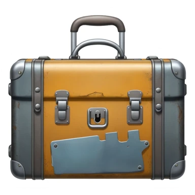 Suitcase with a human bodies inside  sticker