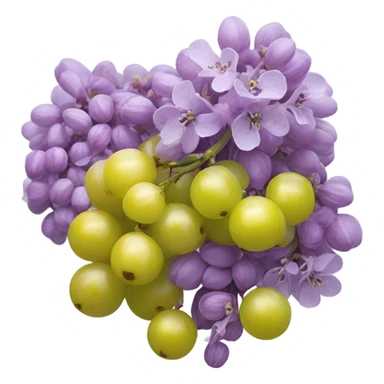 lilac and gooseberry sticker