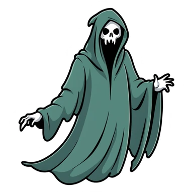 Scary Dementor floating sticker