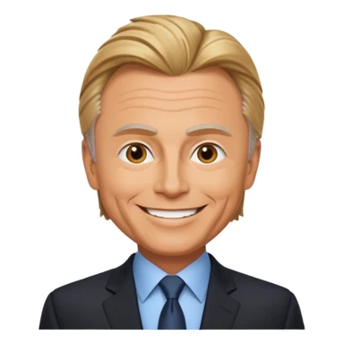 Pat Sajak wheel of fortune sticker