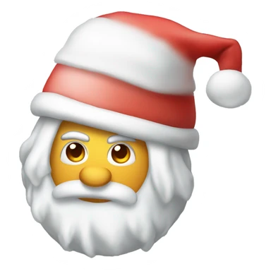 igloo xmas santa hat sticker