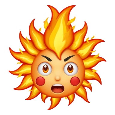 Shocked face exploding sticker