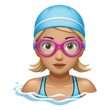 girl swimming athlete sticker