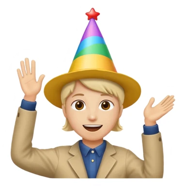 corso terminato vittoria solo cappello in aria sticker