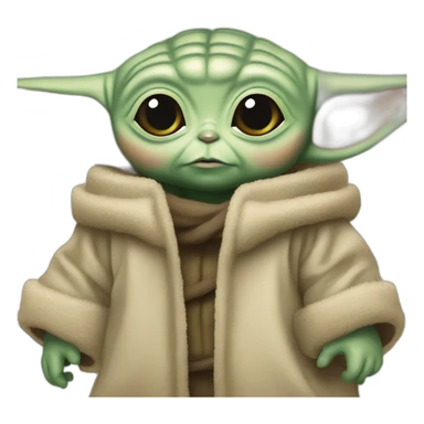 baby yoda starbuvks sticker