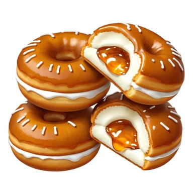 pumpkin Filled Jam Donut Bombs sticker
