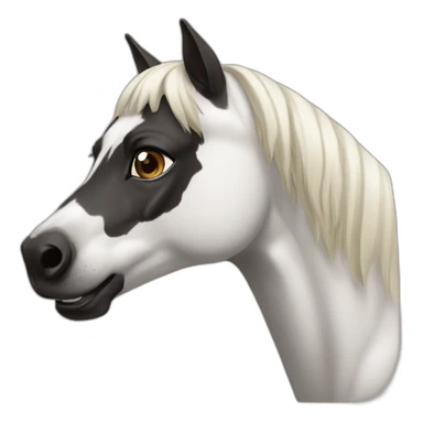 Cheval sur chien sticker