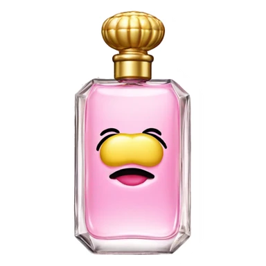 perfume moschino pink toy sticker