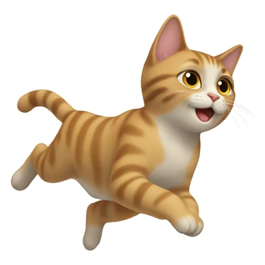 Flying cat  sticker