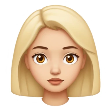 Girl giving a side eye sticker