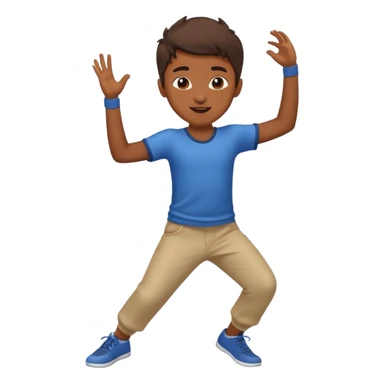 Niño bailando sticker