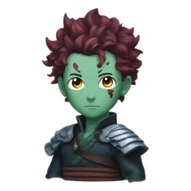 Tanjiro Kamado Demon SLayer sticker