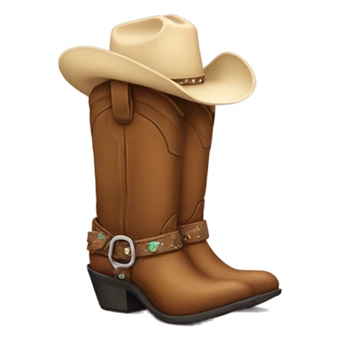cowgirl boot sticker