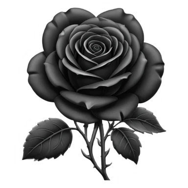 I need black rose emoji in small to send not picture  sticker