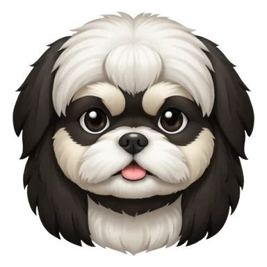 Black and white shih tzu

 sticker
