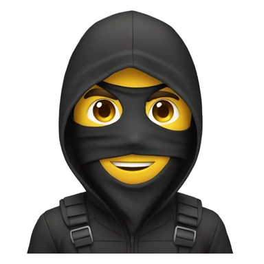 thief's emoji sticker