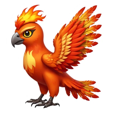 Talonflame-Fakémon-hybrid-creature (full body)  sticker