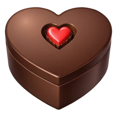Heart shaped box of chocolate sticker