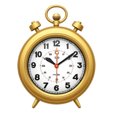 Un reloj sonando al estilo andrez garza sticker