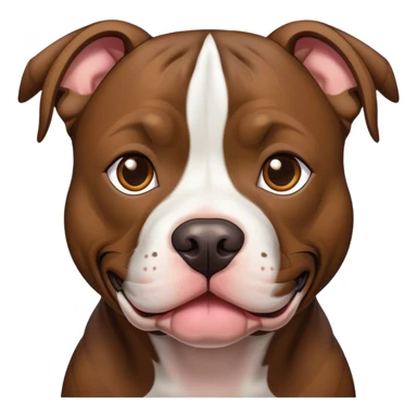 Brindle pitbull sticker