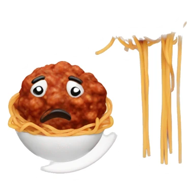 spaghetti and meatballs sticker