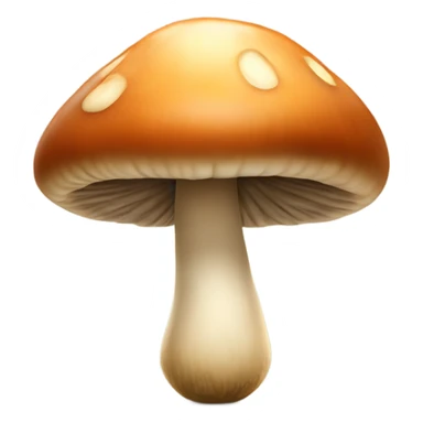 Mushroom with smiley face, legs and arms sticker