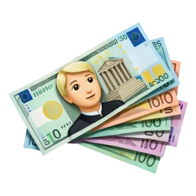 banconote euro sticker