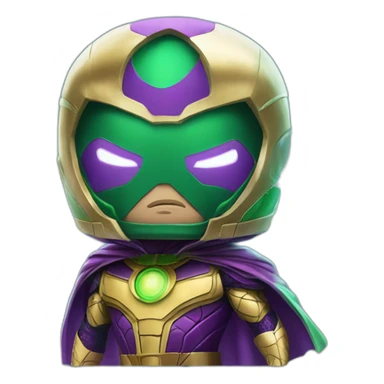  mysterio with electric bubble sticker