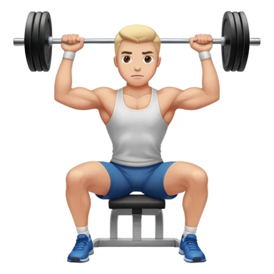 A focused athlete using a gym machine, lifting weights with determination. The gym has modern equipment, mirrors reflecting strength, and a motivating atmosphere. The athlete's concentration shows dedication and commitment to fitness sticker