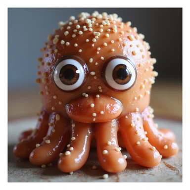 realistic dalgona candy from squid game, photorealistic style sticker