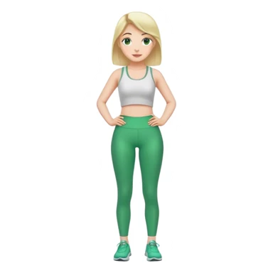 green leggings  sticker