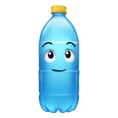 a bottle of water sticker