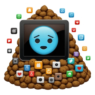 internet of shit, internet of things with a big shit sticker