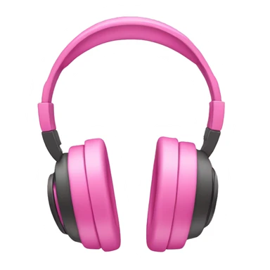 headphones with pink bows sticker