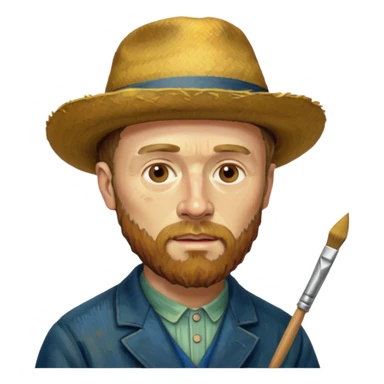 van gogh sticker