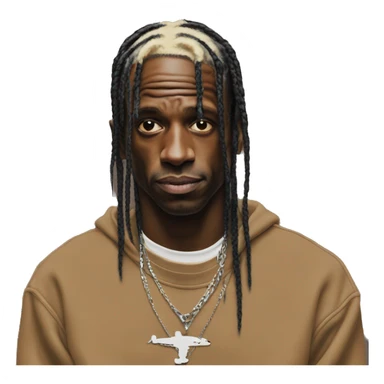 Travis Scott album cover sticker