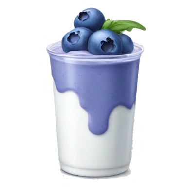 Blueberry yogurt  sticker